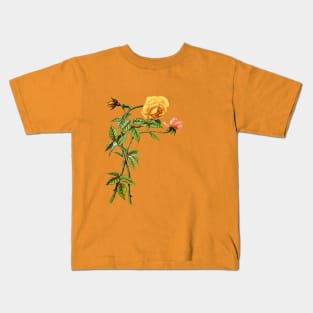 Yellow and pink roses Kids T-Shirt